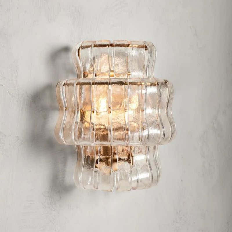 Amor Glass Wall Sconce 12"
