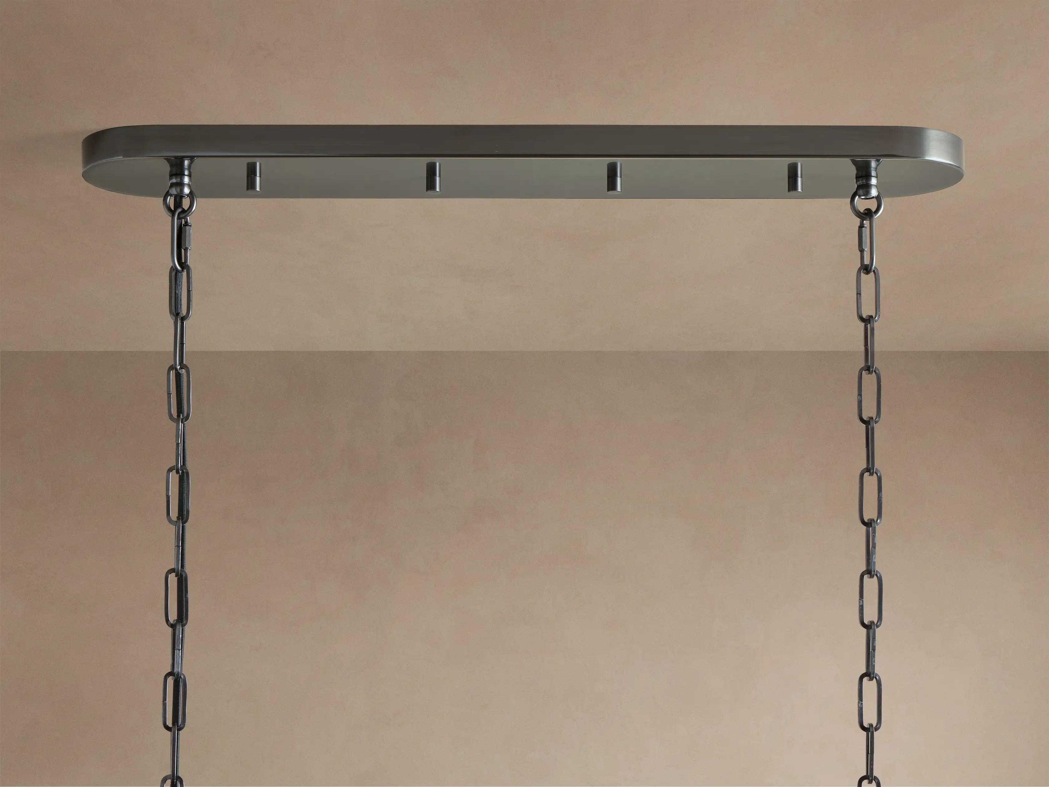 Amor Ghiaccio Glass Oval Chandelier 54"W/65"W