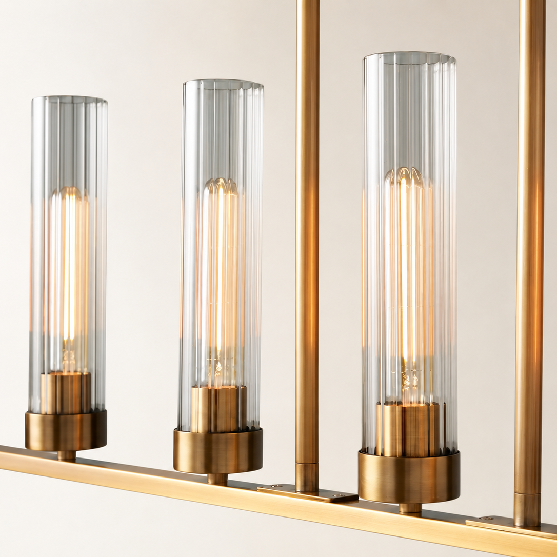 Andreas Linear Chandelier 32" 46" 54"W