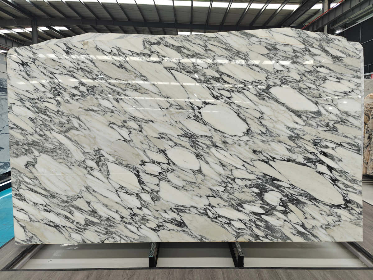 Arabescato White Marble Slab