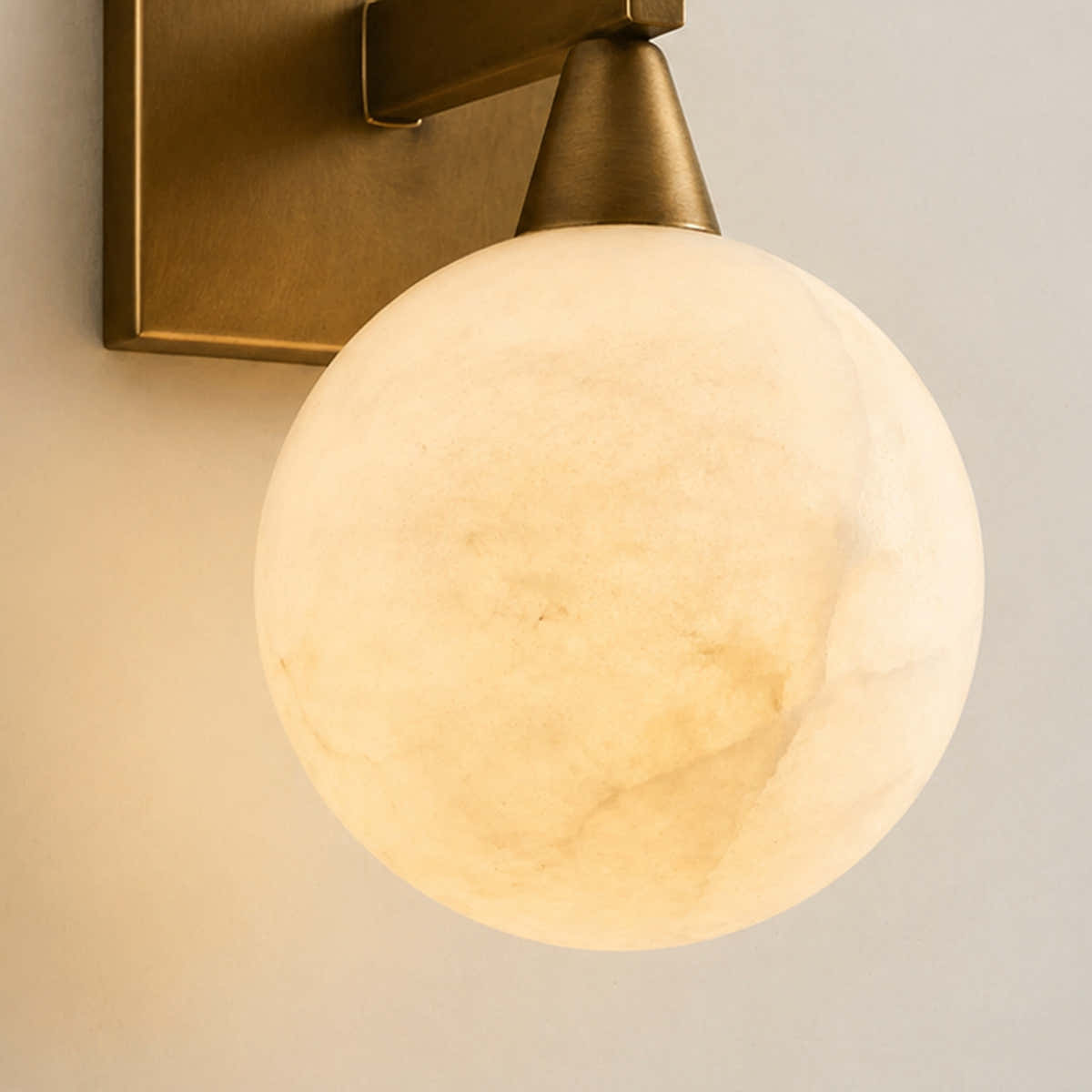 Arica Alabaster Sconce 1 Light