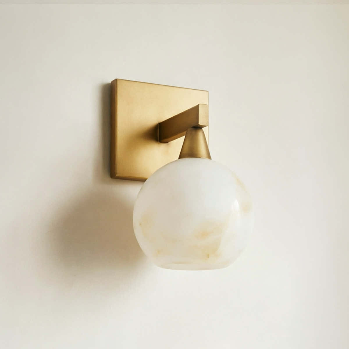 Arica Alabaster Sconce 1 Light