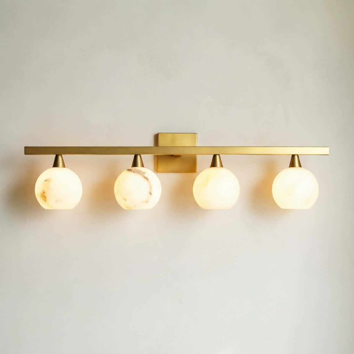 Arica Alabaster Sconce 4 Light