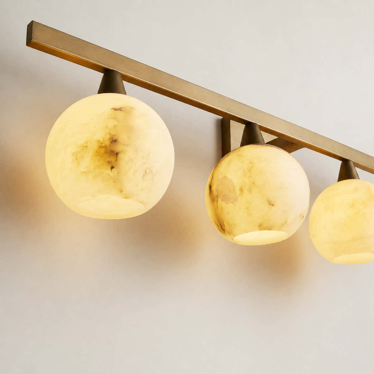 Arica Alabaster Sconce 4 Light