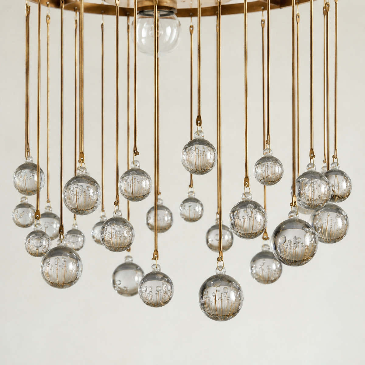 Aubrey Modern Crystal Ball Pendant Lamp
