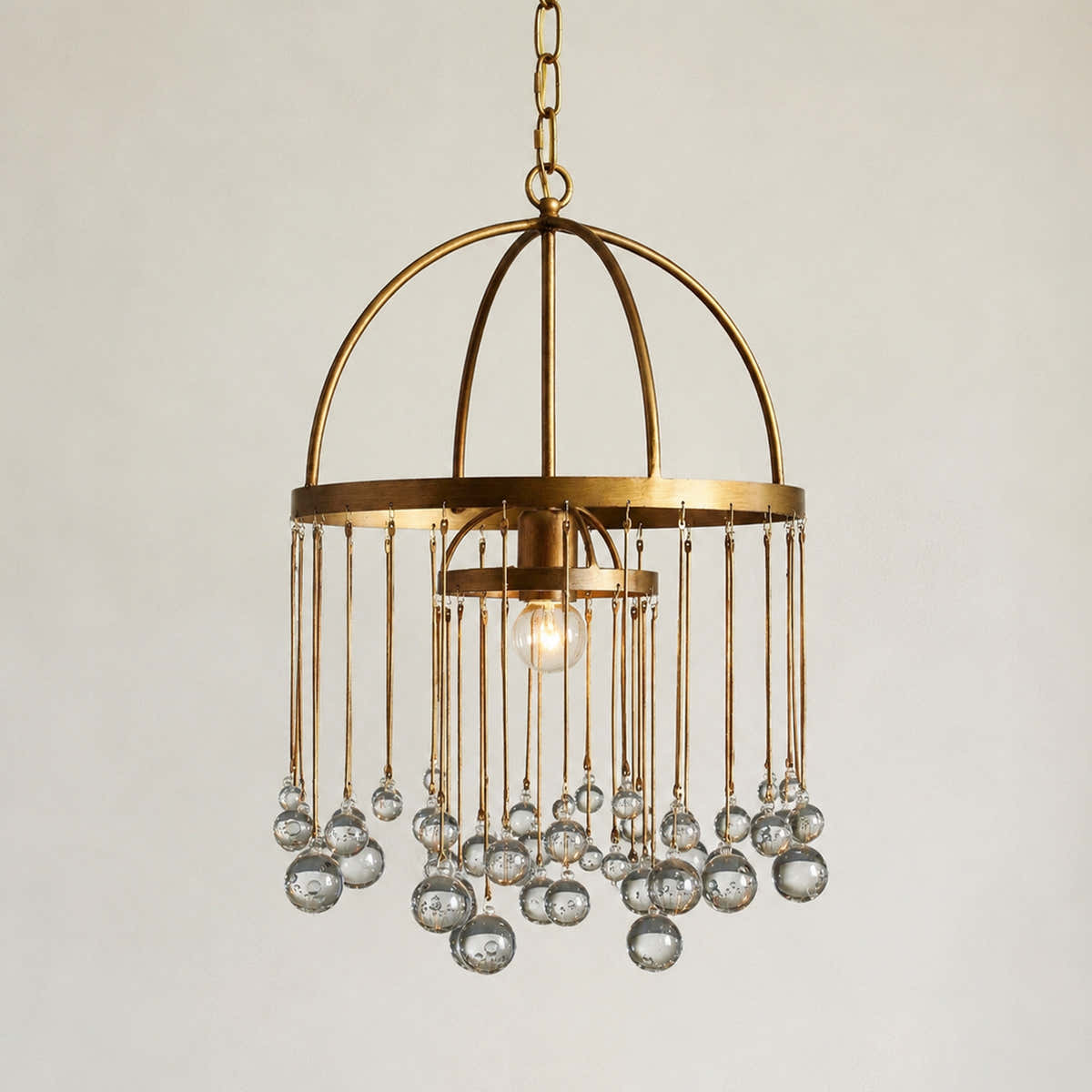 Aubrey Modern Crystal Ball Pendant Lamp