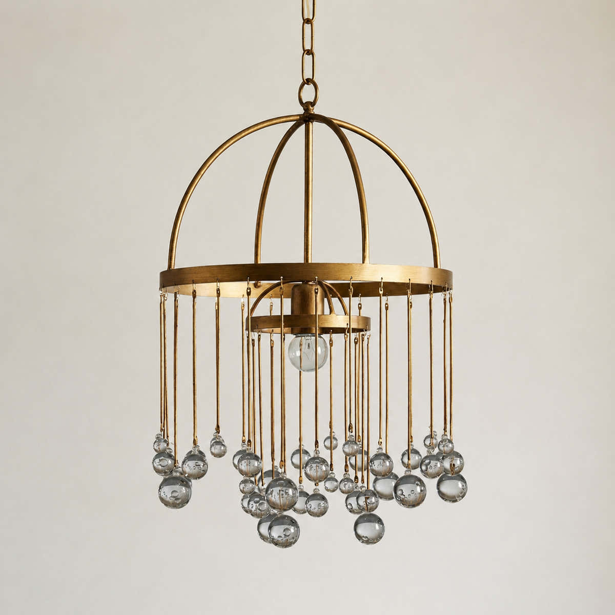 Aubrey Modern Crystal Ball Pendant Lamp
