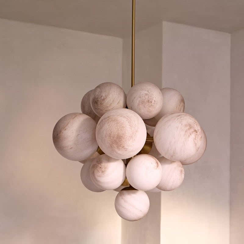 Aurelia Alabaster Cluster Chandelier
