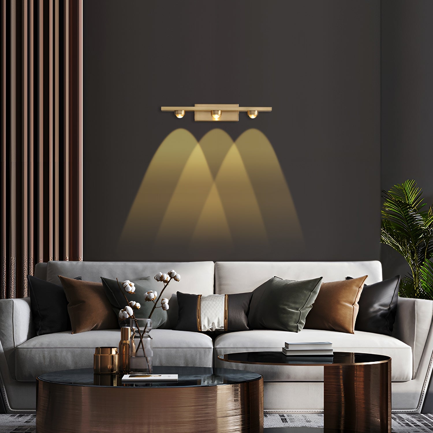 Aurora Offset LED Wall Sconce