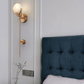 Ava Brass Wall Lamp