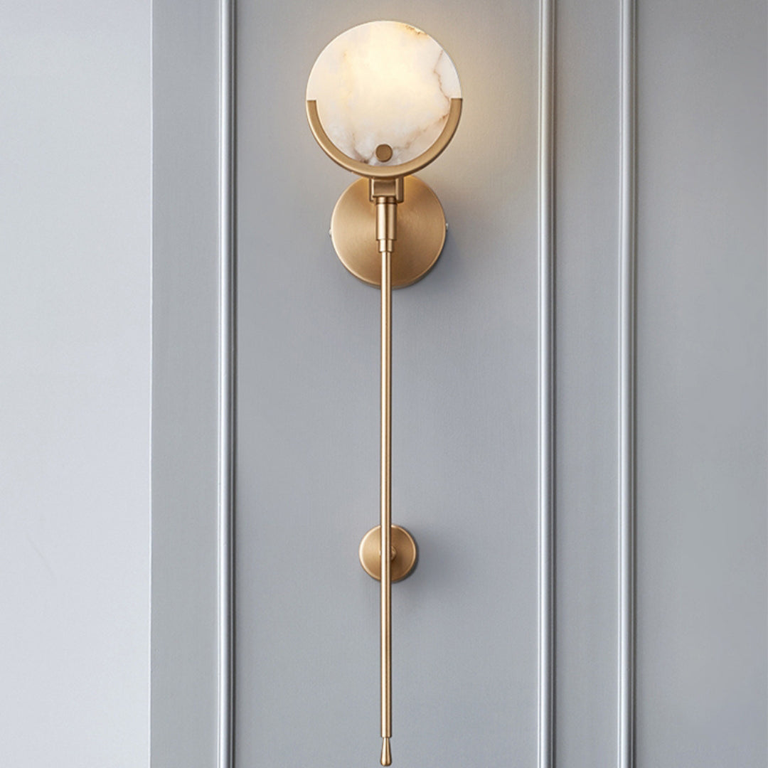 Ava Brass Wall Lamp