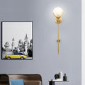 Ava Brass Wall Lamp