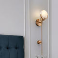 Ava Brass Wall Lamp