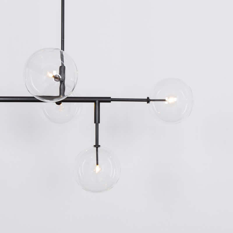 Aero 5-Light Modern Brass Chandelier