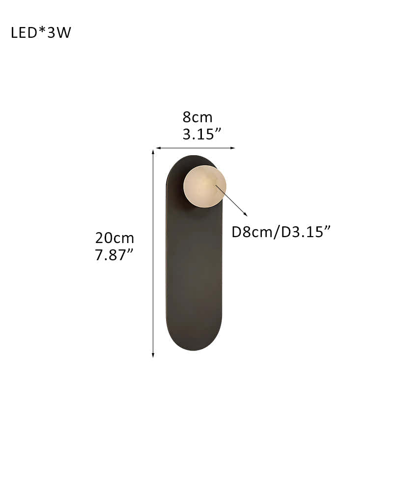 Alabaster Globes LED Disc Pendant Light in Lacquered Brass/Black Stainless Frame