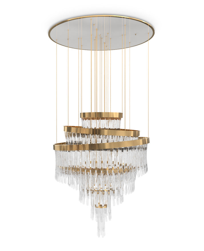 Babel 50 Light Crystal Modern Chandelier - Luxxu