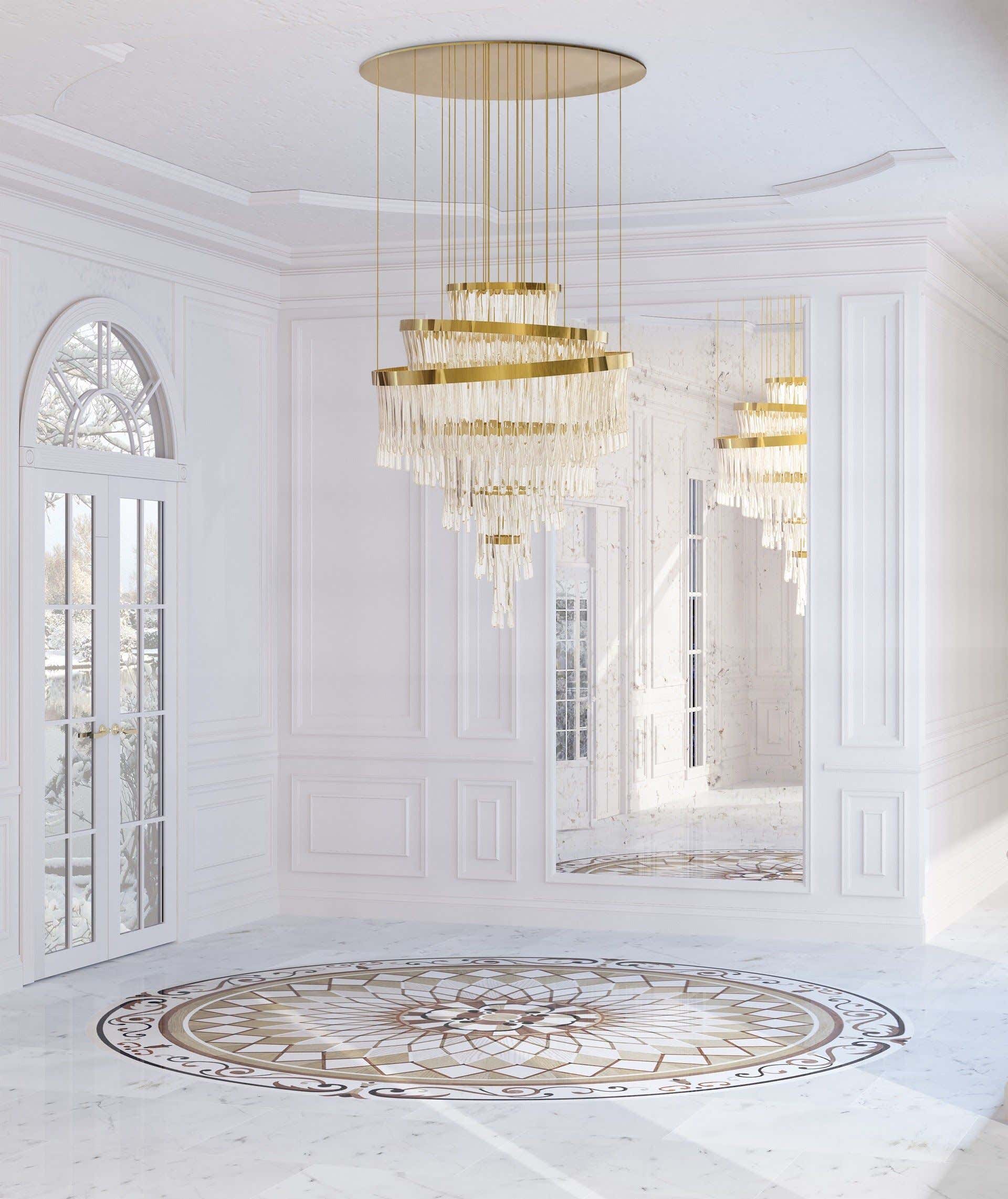 Babel 50 Light Crystal Modern Chandelier