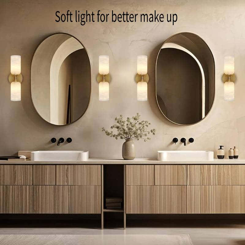 Monty Alabaster Linear Wall Sconce