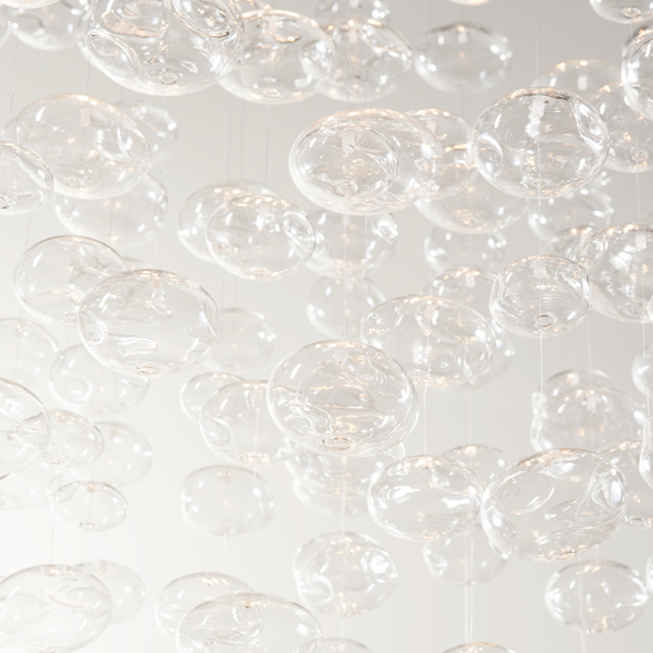 Bella Glass Bubbles Chandelier