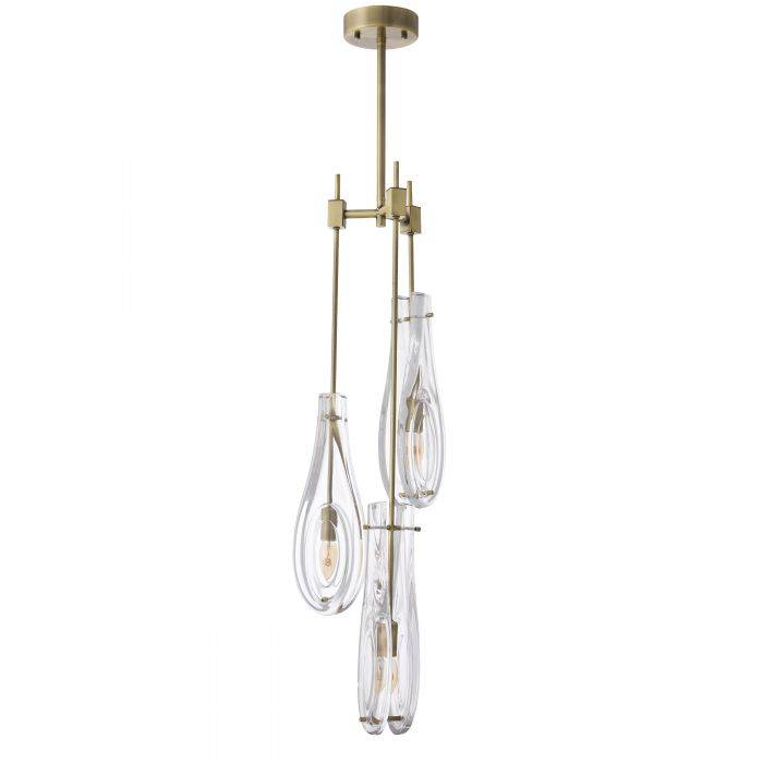 Bellano Modern Brass Chandelier [S/L] - [Brass/Bronze]