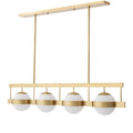 Biba Modern Brass Chandeliers - [Brass/Bronze] 