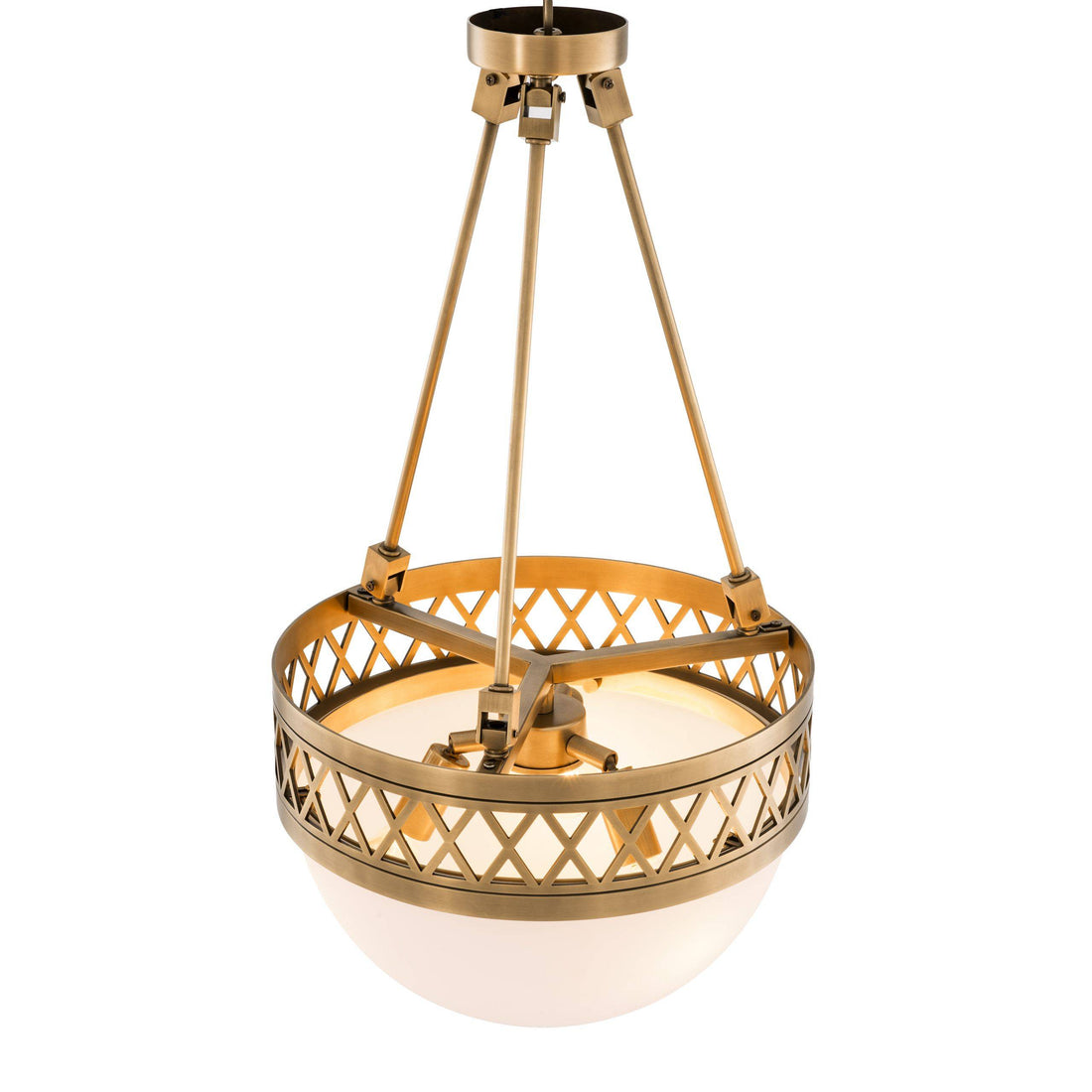 Bistroquette Modern Brass Chandelier