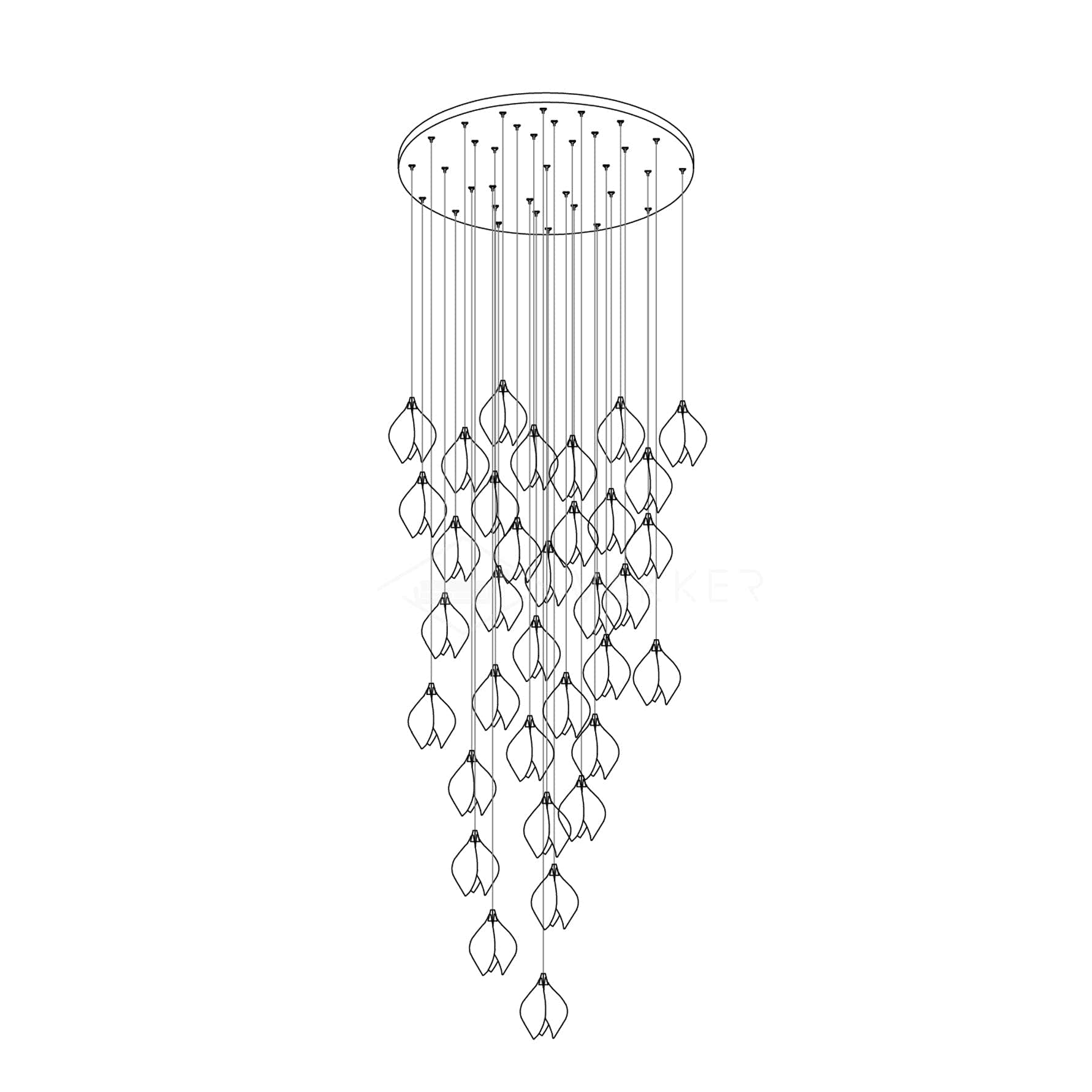 Celeste Flora Pendant Light