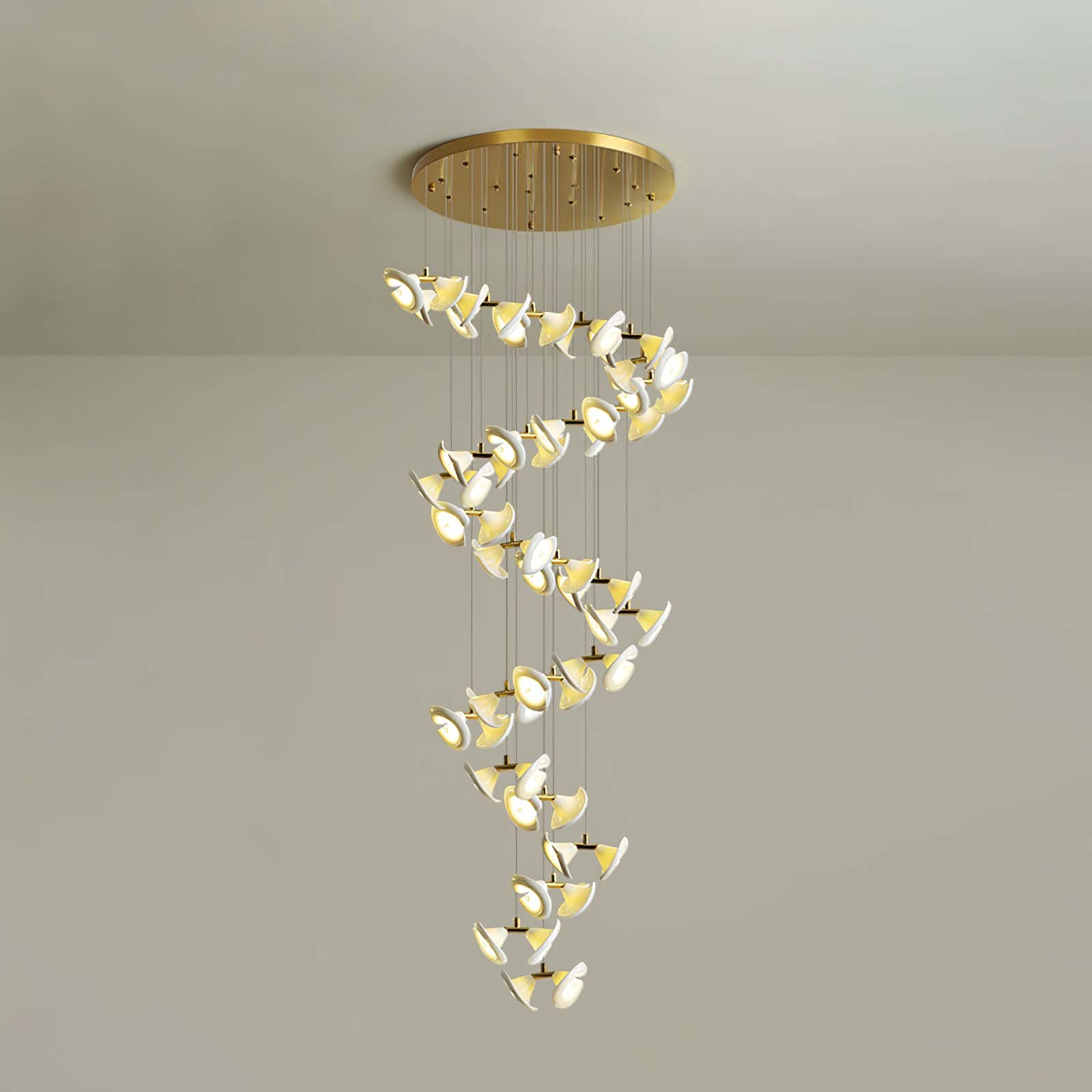 Blossom Double Horn Chandelier