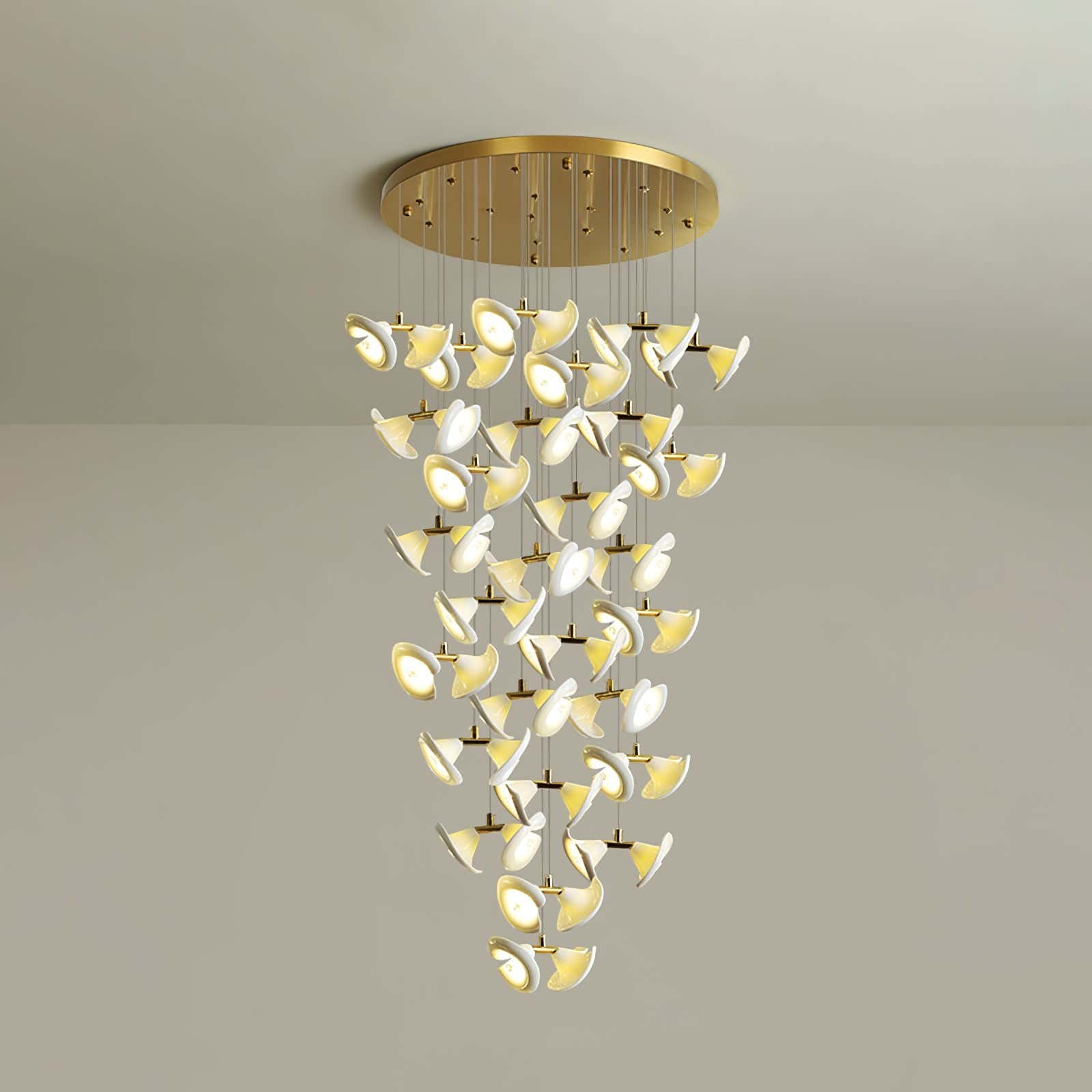 Blossom Double Horn Chandelier
