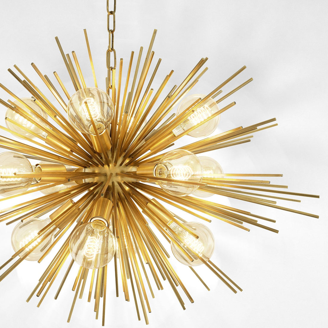 Boivin Modern Brass Chandelier - [Brass]