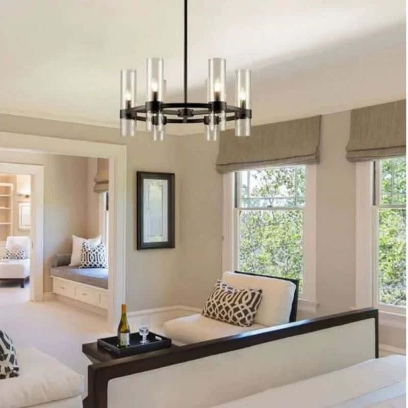 Bria Art Round Chandelier