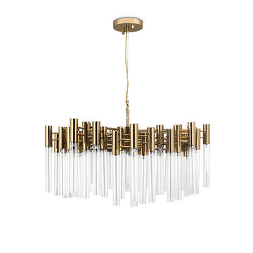 Burj Suspension 54 Light Crystal Modern Chandelier - Luxxu