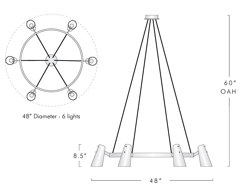 Valette Circular Chandelier