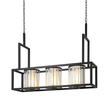 Carducci Modern Chandelier - [Black]