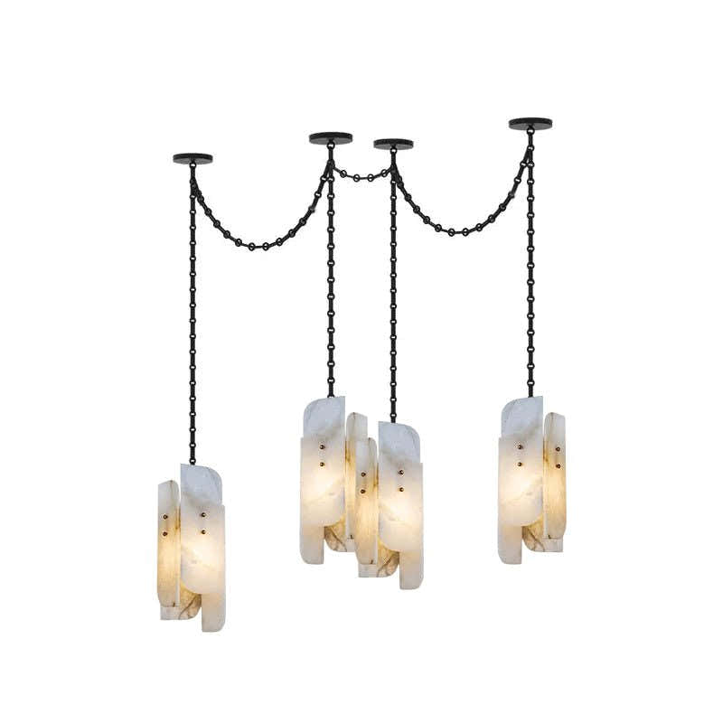Cascading Chain Cluster Chandelier