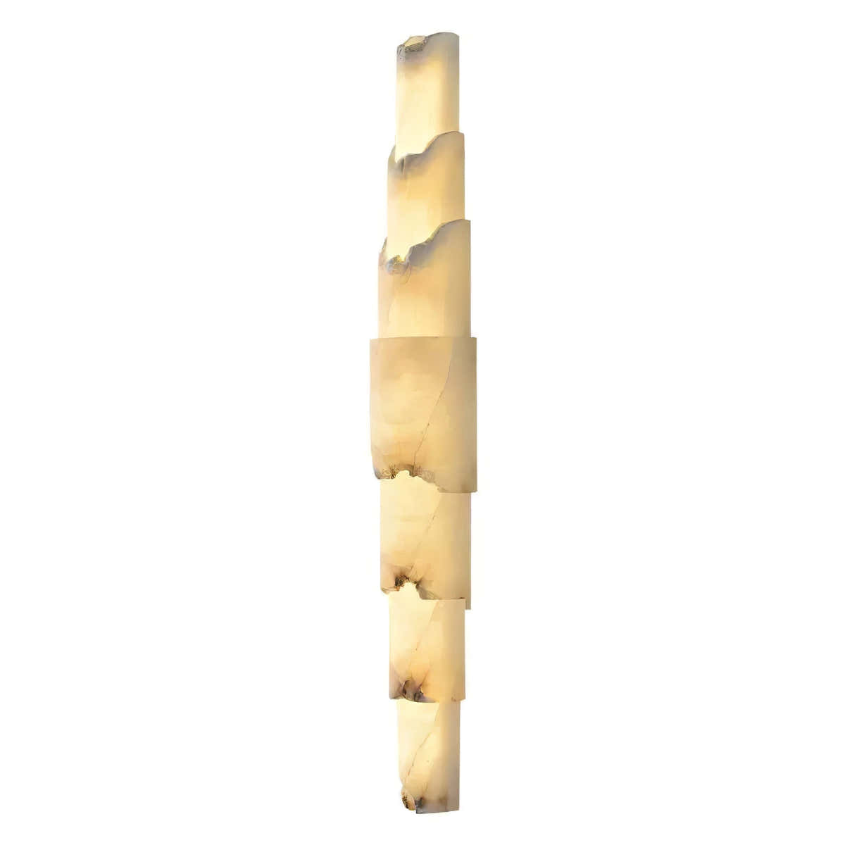 Cascading Alabaster Wall Sconce