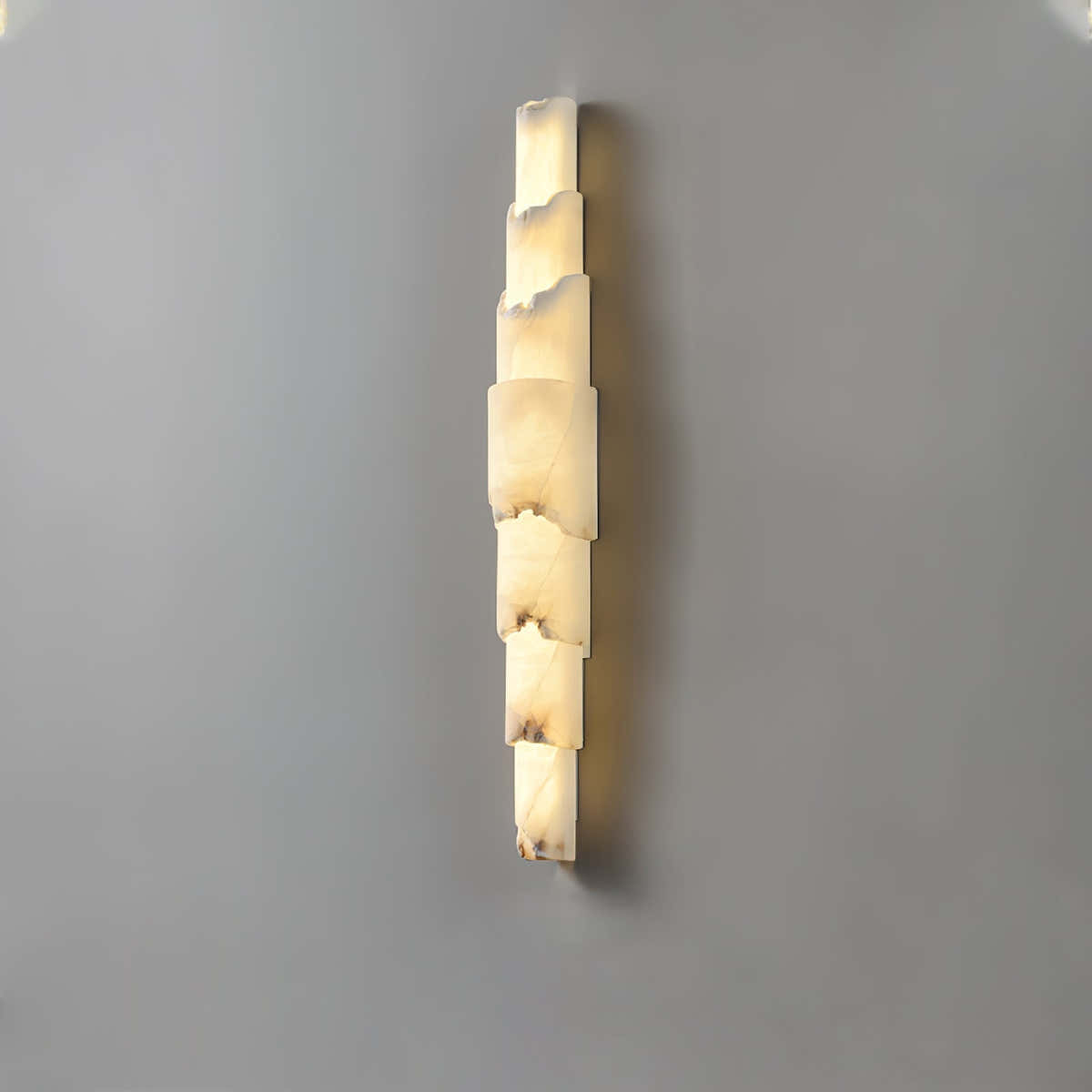 Cascading Alabaster Wall Sconce