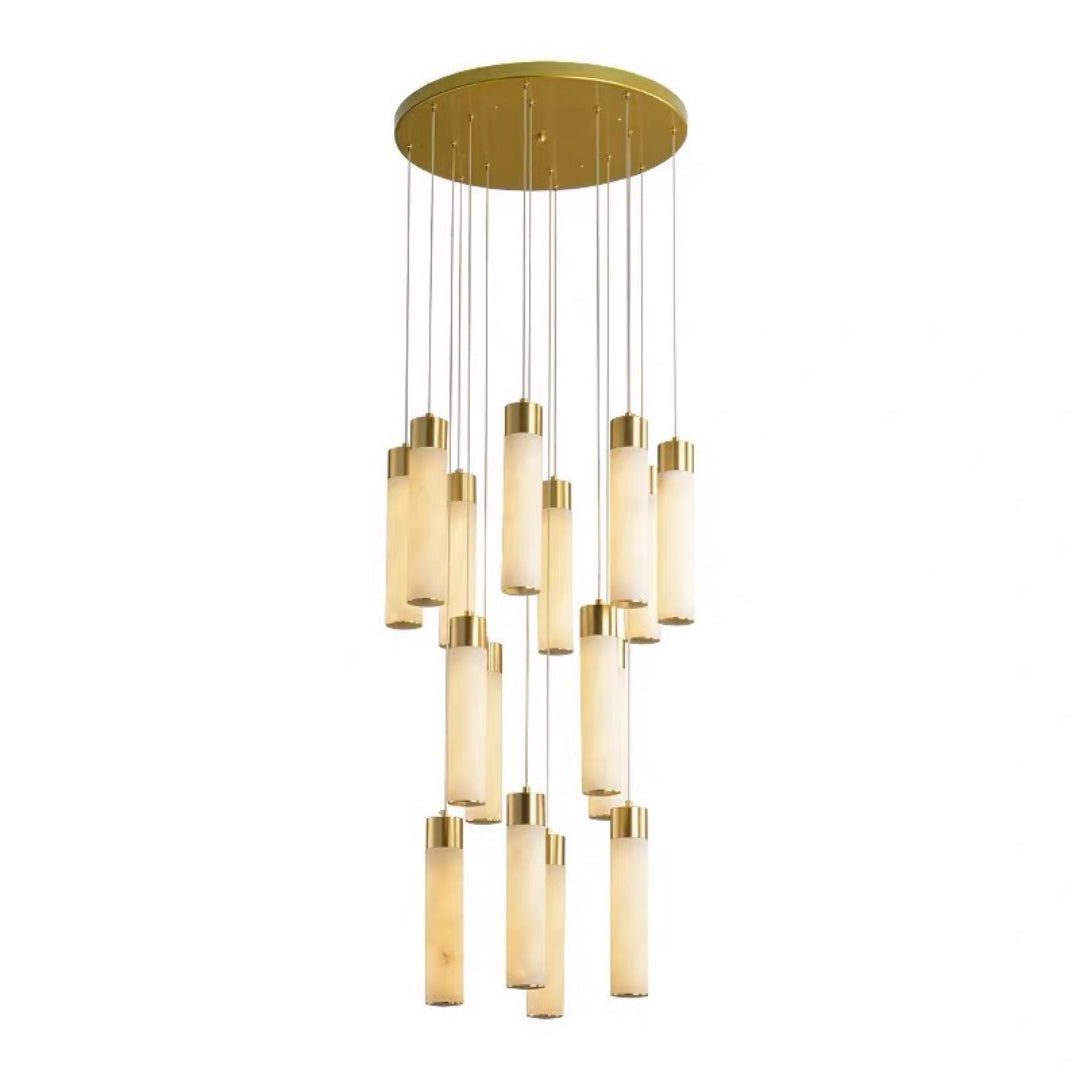 Celestial Alabaster Cascade Chandelier