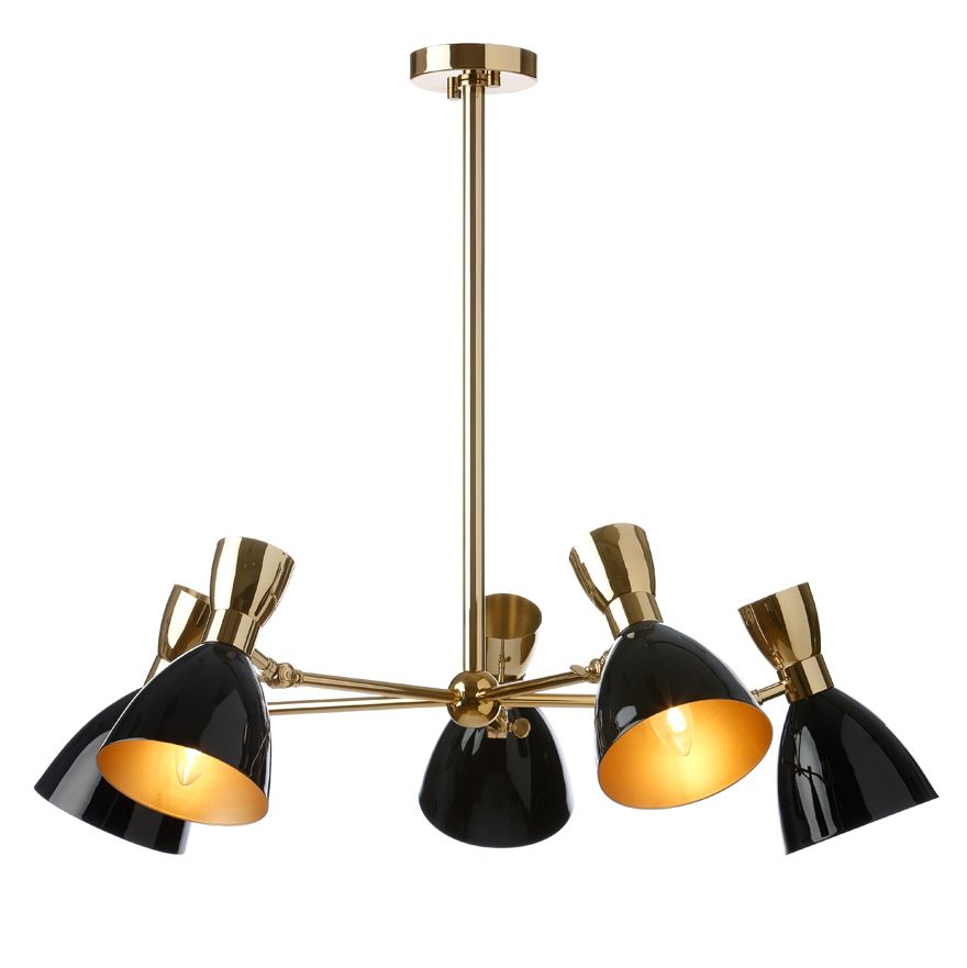 Charlie 5 Light Modern Chandelier - Villa Lumi