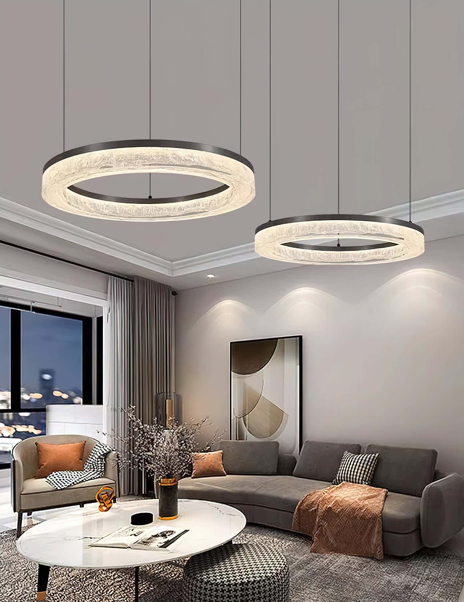 Coblitz Round LED Chandelier