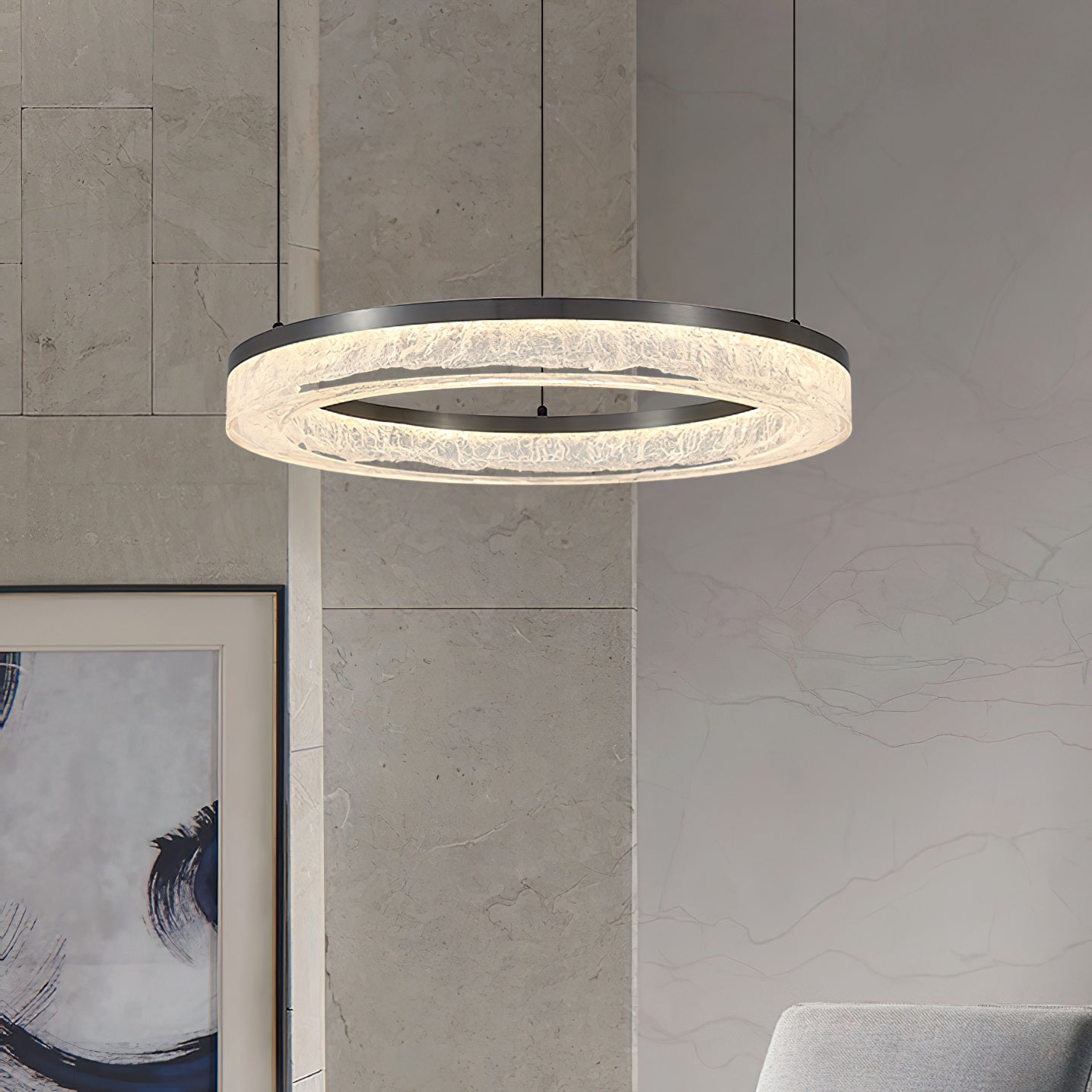 Coblitz Round LED Chandelier