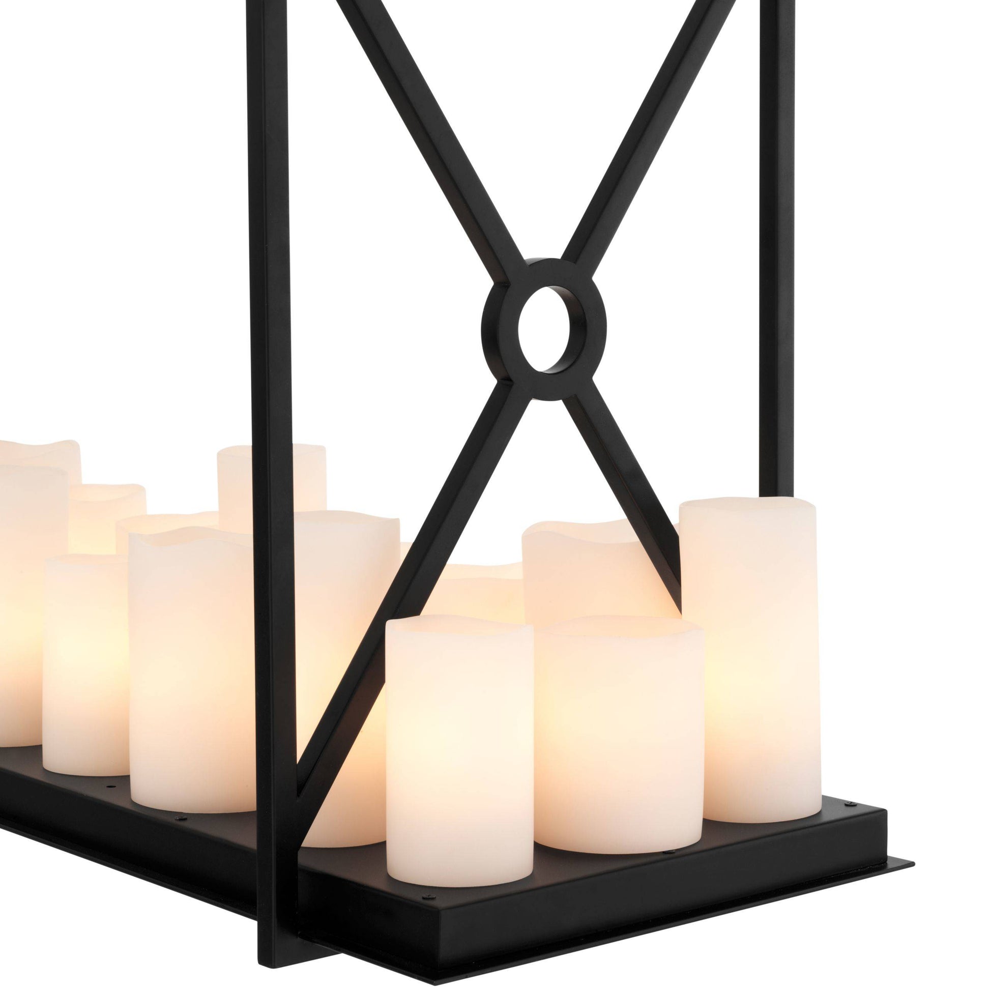 Commodore Modern Chandelier - [Black/Brass]