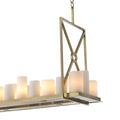 Commodore Modern Chandelier - [Black/Brass]