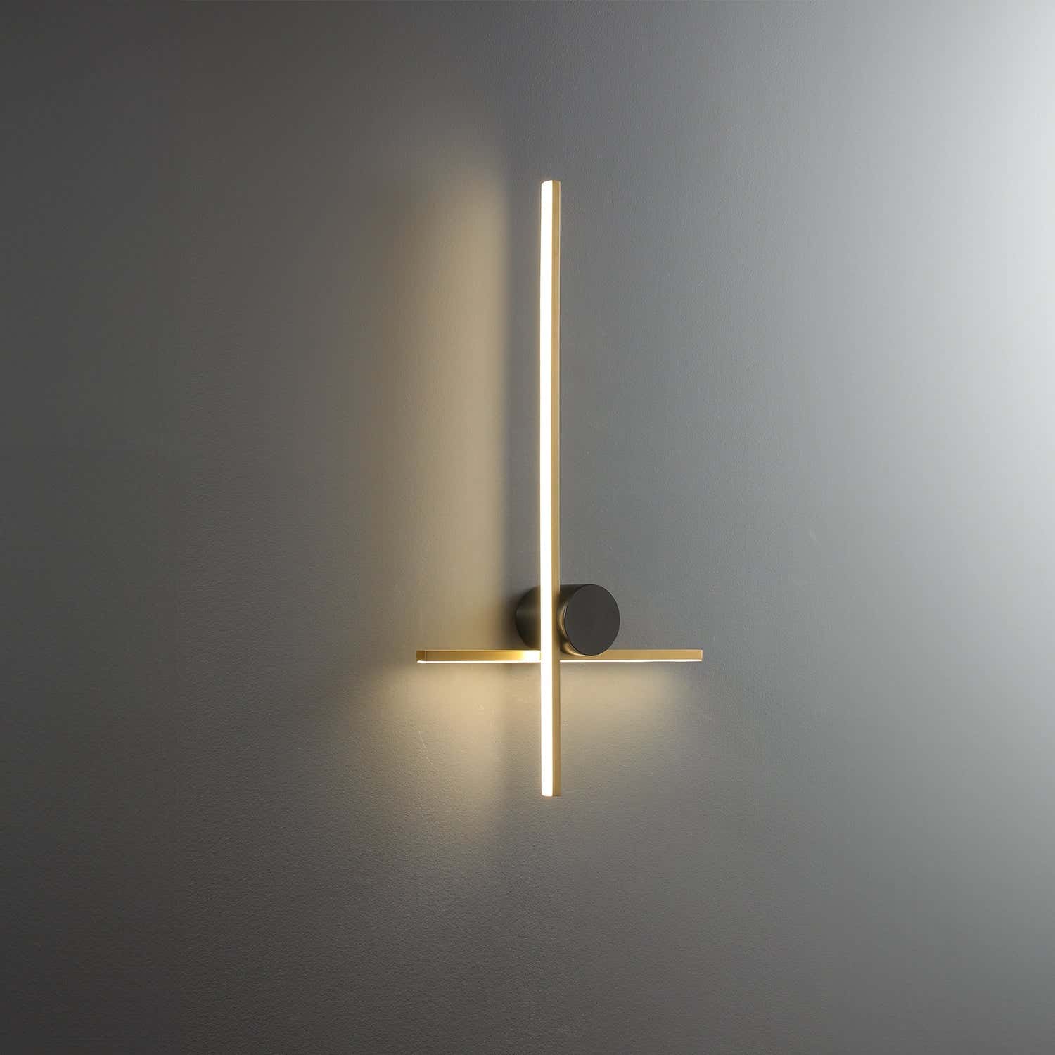 Coordinates 2 Brass Wall Lamp