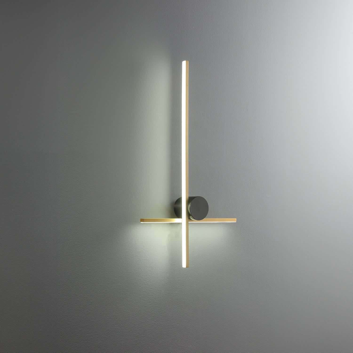 Coordinates 2 Brass Wall Lamp