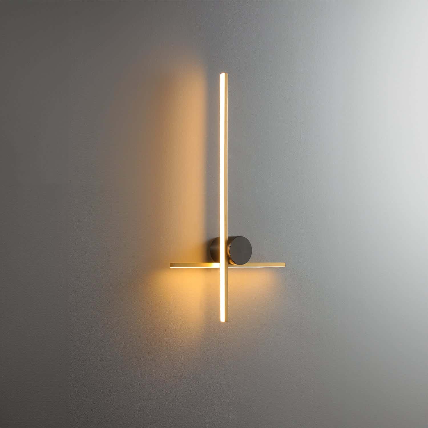 Coordinates 2 Brass Wall Lamp