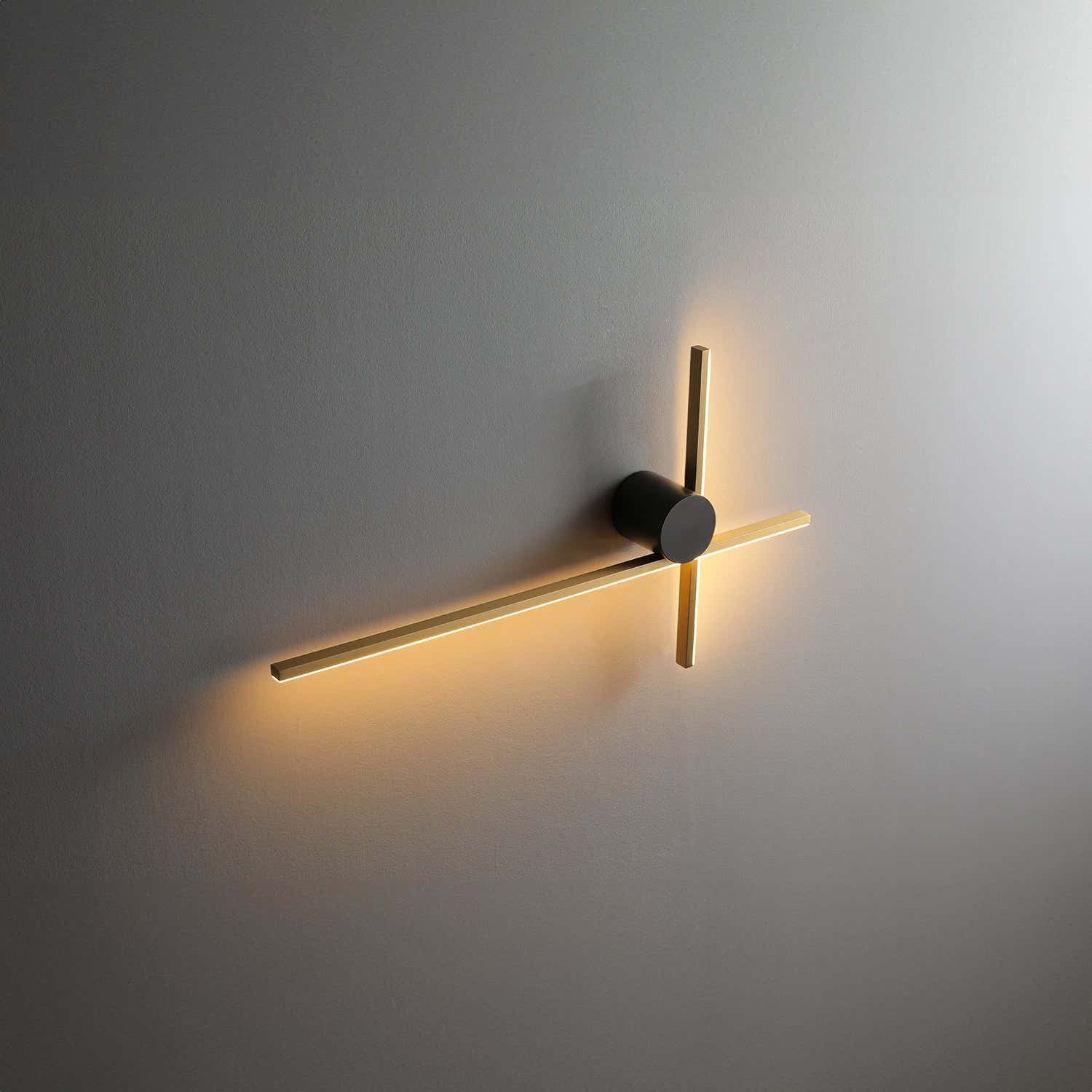 Coordinates 2 Brass Wall Lamp