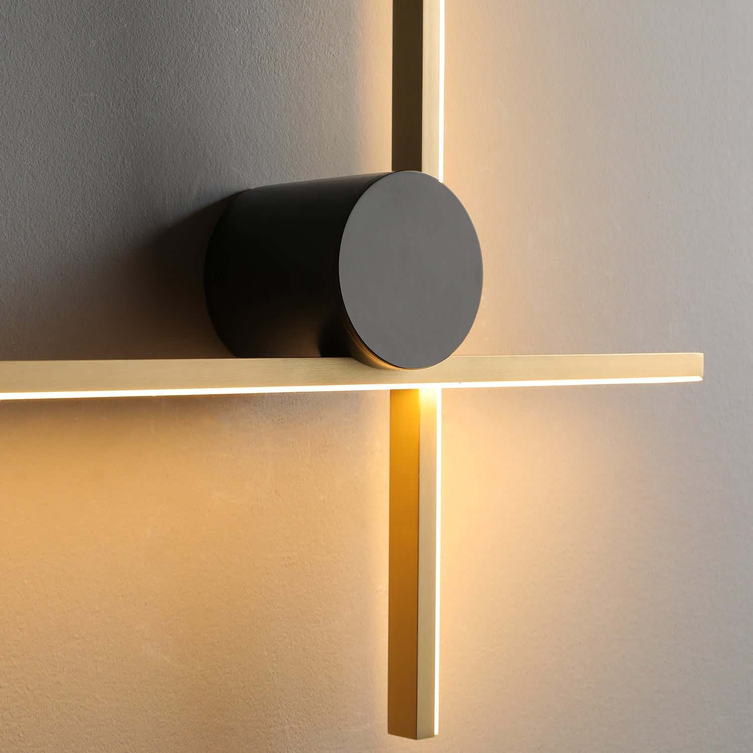 Coordinates 2 Brass Wall Lamp