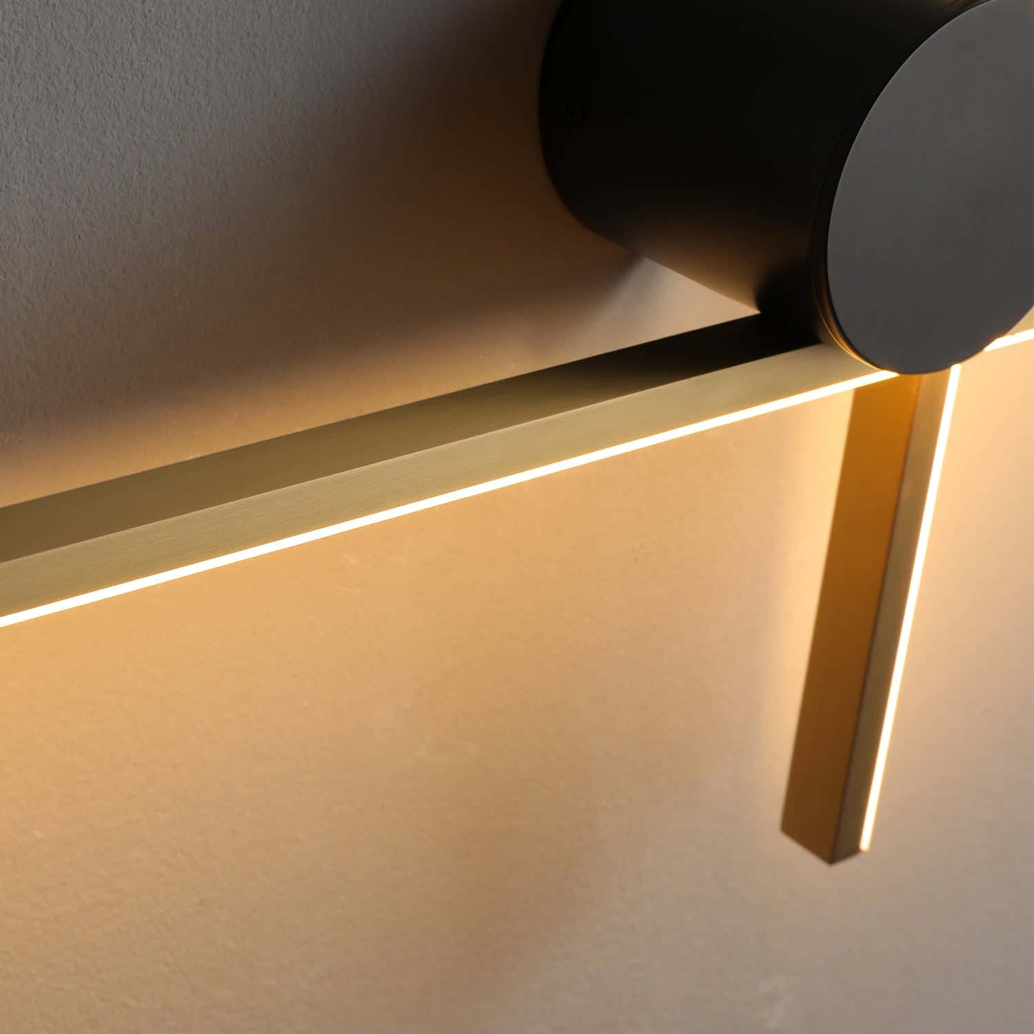 Coordinates 2 Brass Wall Lamp