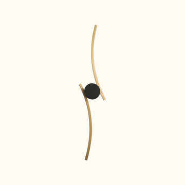 Coordinates 3 Brass Wall Lamp